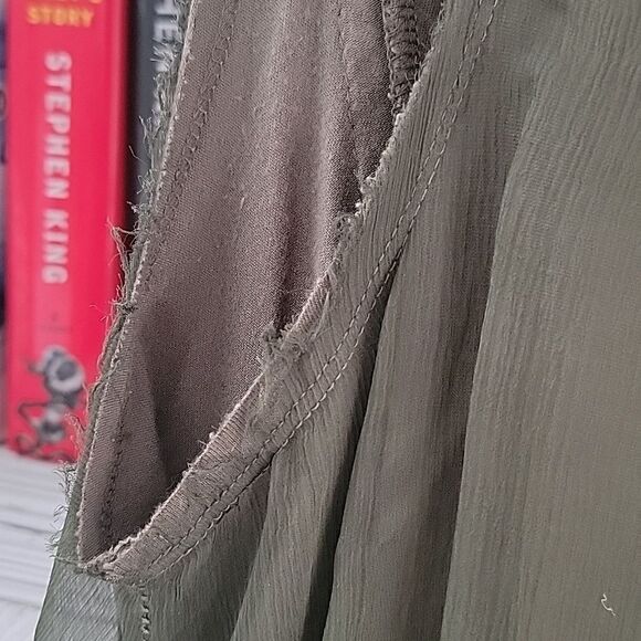 Testament olive green embellished tank - Picture 8 of 9